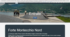 Desktop Screenshot of fortemontecchionord.it